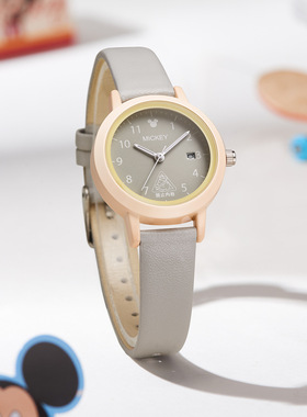 Disney迪士尼手表女学生初高中石英表百搭简约腕表送孩子生日礼物