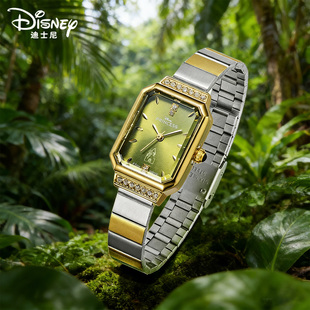 方糖小绿表小众轻奢腕表女款 女士生日礼物 2026新款 迪士尼手表女款