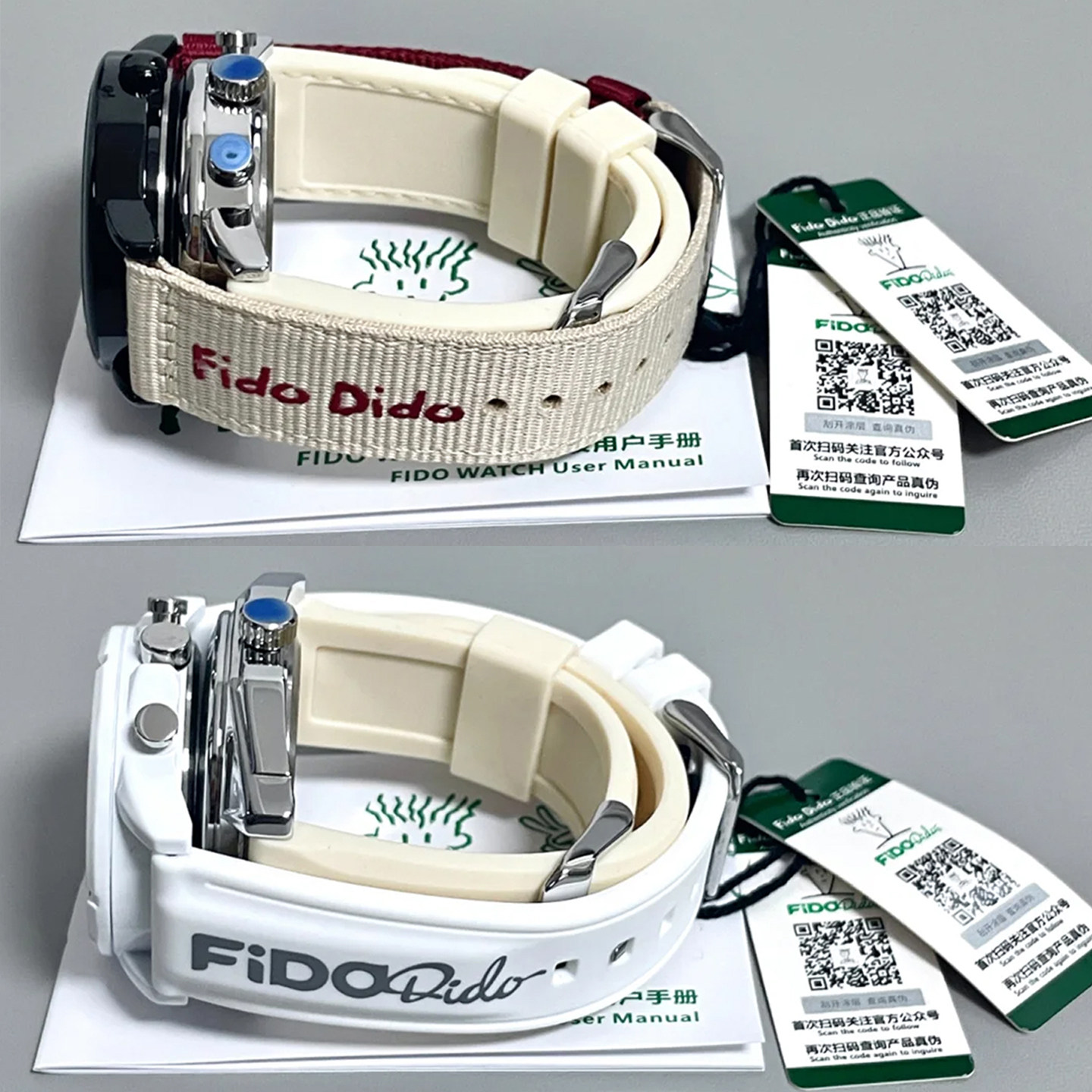 fidodido七喜小子学生款手表考试专用复古工装风潮流个性日历腕表,手表,欧美腕表,淘宝优惠券,粉丝福利购,淘宝优惠卷