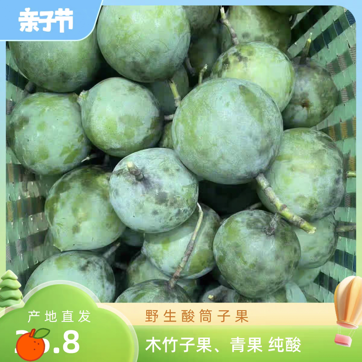 木竹子果 酸桐子 竹节子 广西其它