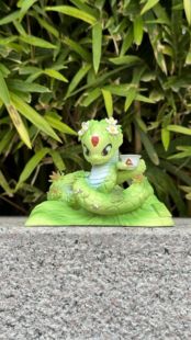 泉州蛇年伴手礼文创礼品七彩刺桐蛇原型纪念品摆件收藏睁眼款州州