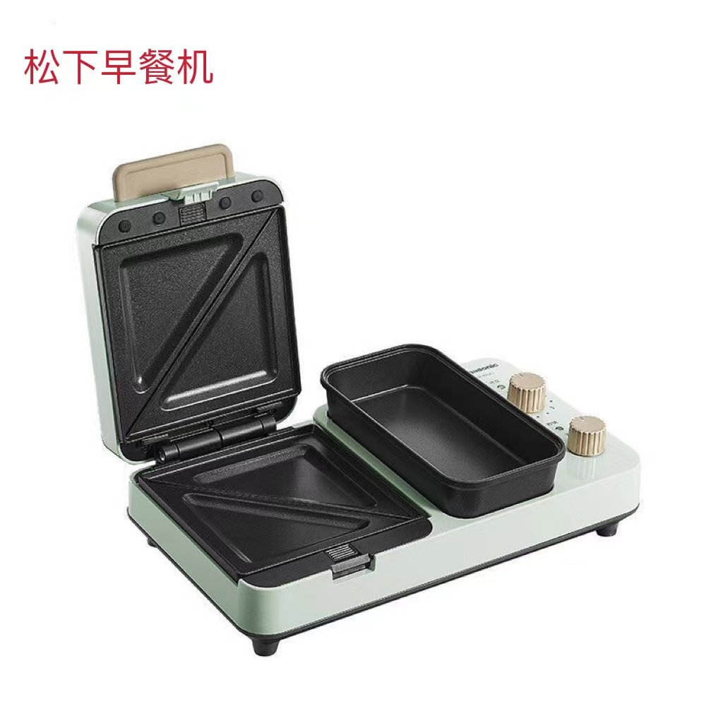 松下早餐机三明治机多功能烤机