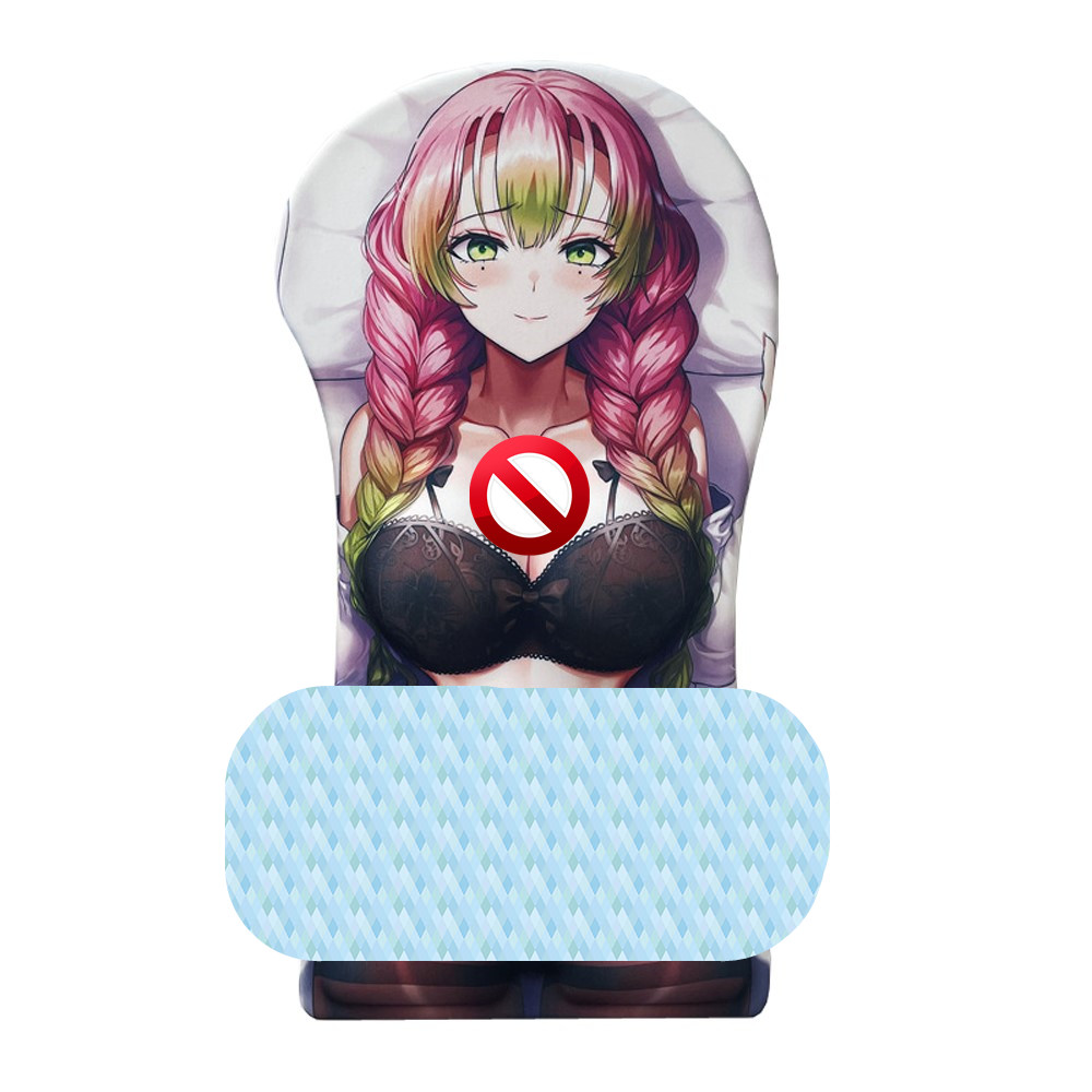 3d美女立体硅胶鼠标垫长款半身垫