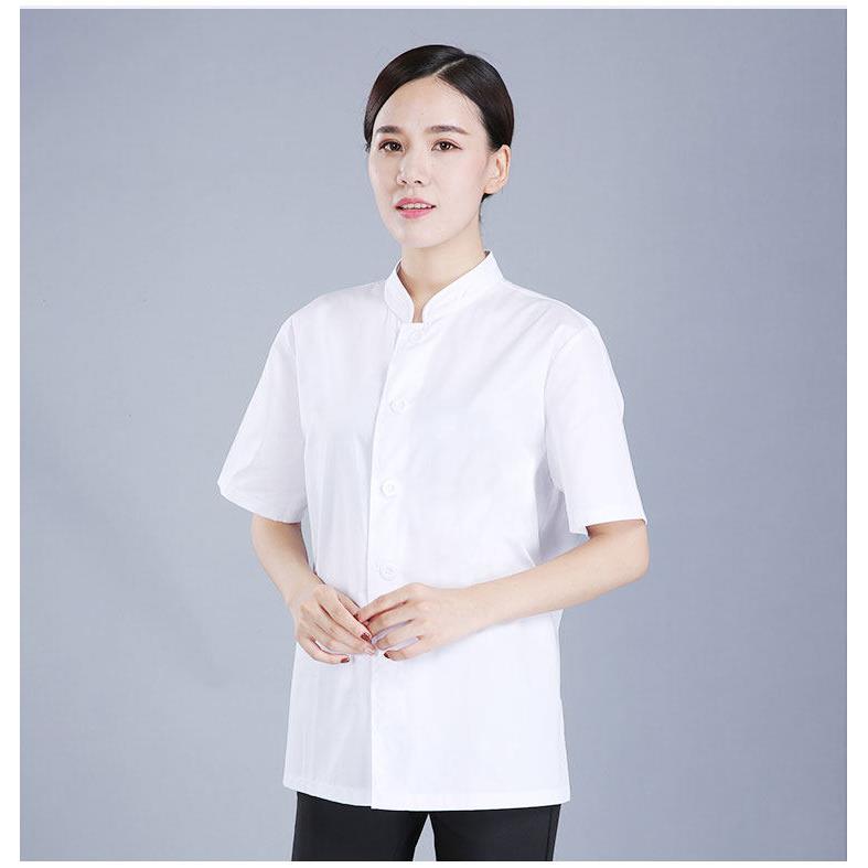 厨师服短袖夏季厨房后厨食堂餐厅饭店工衣男装厨师工作服长袖餐饮图片