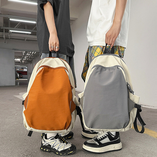 书包男潮牌大容量防水耐磨户外旅行双肩包女初中高中生大学生背包