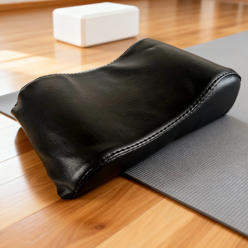 斯多特普拉提培训头枕pilates床专用颈枕头垫耐磨防滑皮革款配件图片