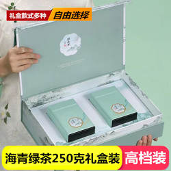 海青绿茶2025新茶炒青春茶叶250g日照足豆香赛崂山青岛特产礼盒装