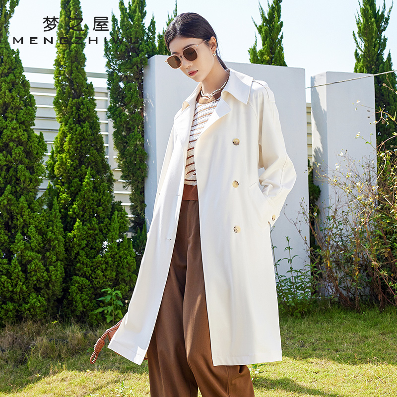 梦之屋2025秋季新款英伦风风衣女