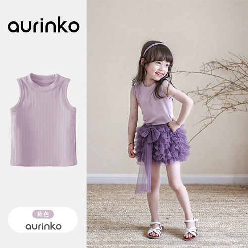 Детский комплект, майка топ, летняя одежда, в западном стиле, детская одежда