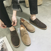 休闲鞋 英伦休闲皮鞋 伐木鞋 2026新款 子百搭潮鞋 真皮男士 男鞋 春夏季