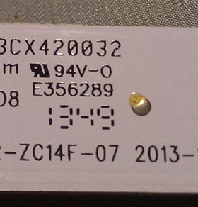 42寸灯条ZDCX42D12-ZC14F-07灯条303CX420032背光灯12灯珠电视