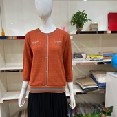 开顺羊毛衫 圆领毛衣纯色套头薄针织衫 K23WS132女正品 2023秋冬新款