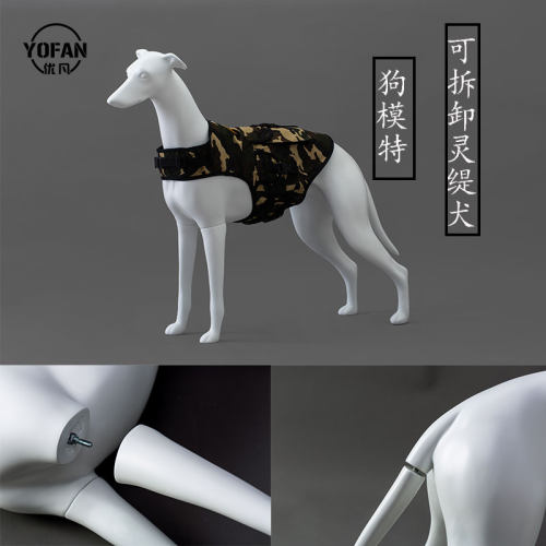 灵缇犬模特玻璃钢可拆卸摆件