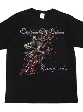 Children of Bodom博多之子摇滚乐队ACDC美式街头嘻哈复古短袖T恤