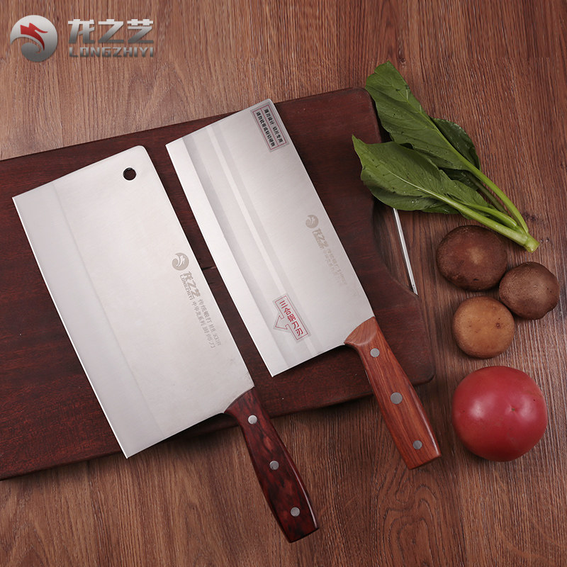 龙之艺菜刀厨师专用刀锻打9铬不锈钢厨房切肉刀切菜刀锋利,厨房/烹饪用具,特殊用途刀,淘宝优惠券,粉丝福利购,淘宝优惠卷