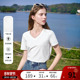 betu百图索罗娜舒适柔软V领T恤女2025年夏季 体恤 小衫 新款 短袖