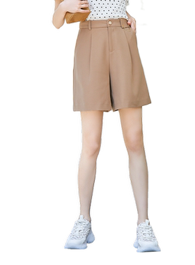 Betu休闲短裤高腰设计感小众