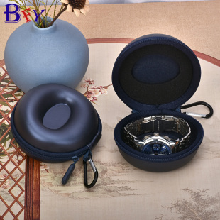 PU皮手表收纳包防压防摔上下两层海绵内衬手表盒方便携带腕表收纳