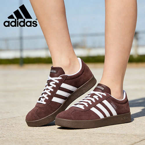 阿迪达斯男女板鞋Adidas春季新款低帮德训T头鞋休闲鞋正品JR8318