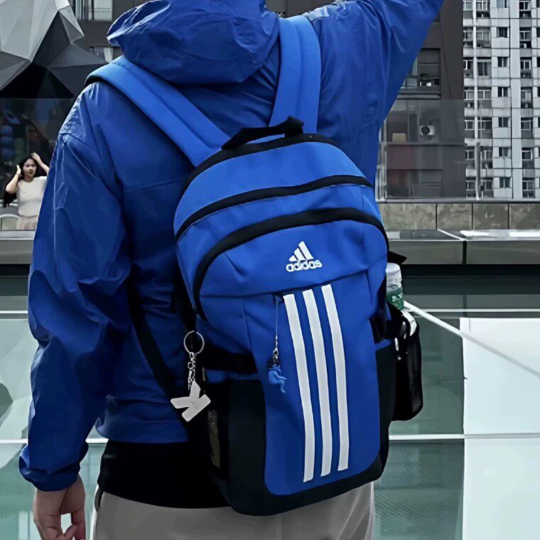 Adidas经典双肩包学生书包旅行包