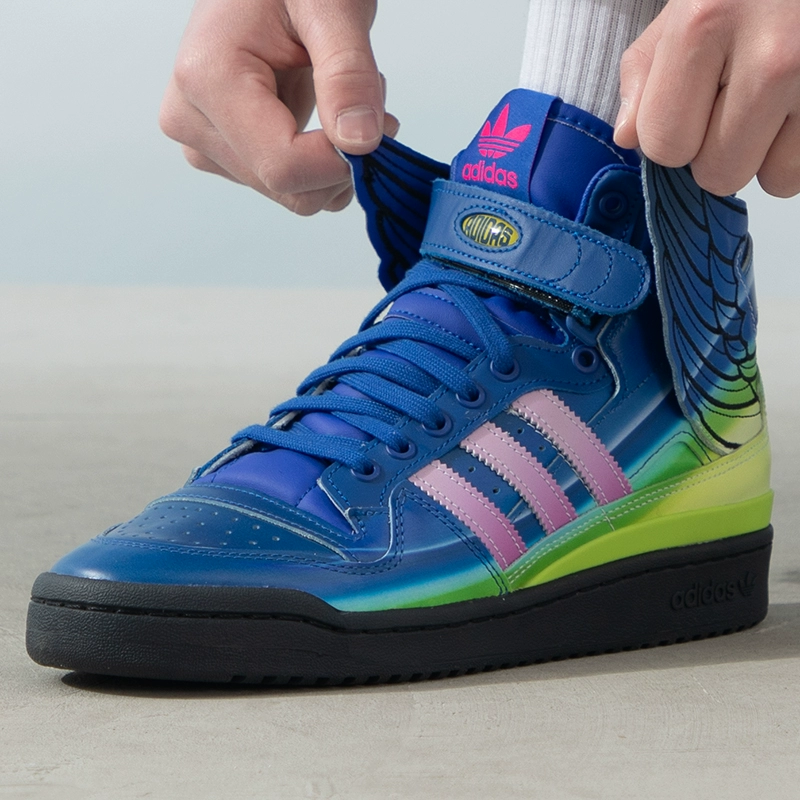 阿迪达斯三叶草板鞋男女鞋Adidas冬季高帮翅膀运动鞋休闲鞋GY4421