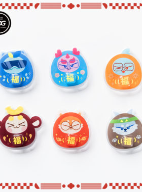 【瓦电】-EDGZOO达摩旋转福字滴胶亚克力气囊支架