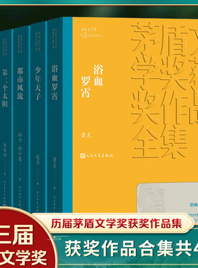 第三届茅盾套装4册现代文学小说