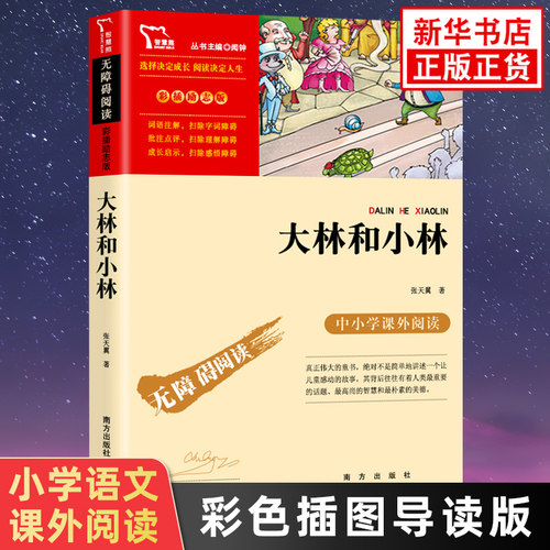 大林和小林张天翼著 彩插励志版小学生语文三四年级儿童文学拓展阅读 南方出版社 凤凰新华书店旗舰店小学234年级必正版读物课外书