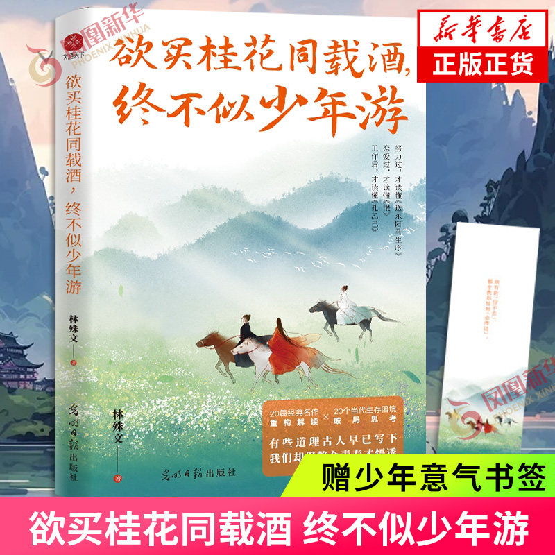 欲买桂花同载酒 终不似少年游【赠少年意气书签】写给每个人的心灵之书 一本人生释怀书 现当代文学散文随笔 新华书店旗舰店正版