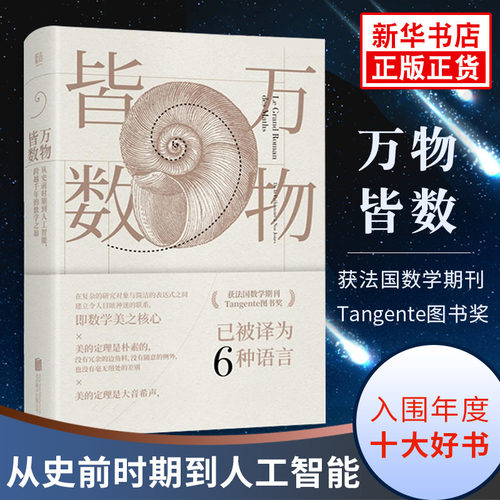 万物皆数 从史前时期到人工智能.跨越千年的数学之旅 数学科普书 科学 数学 数理化 青少年科普百科经典