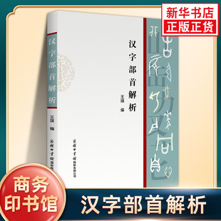 汉字部首解析 王琪编 商务印书馆 中文汉语汉字部首偏旁讲解参考指导书 凤凰新华书店旗舰店正版中小学生教辅学习资料书籍