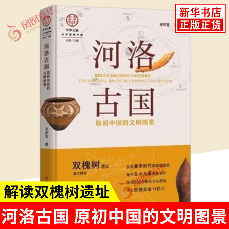 河洛古国 原初中国的文明图景 齐岸青著 解读双槐树遗址城池建筑墓葬牙雕蚕北斗九星文化遗迹祭祀遗迹等重要发现 新华书店正版书籍