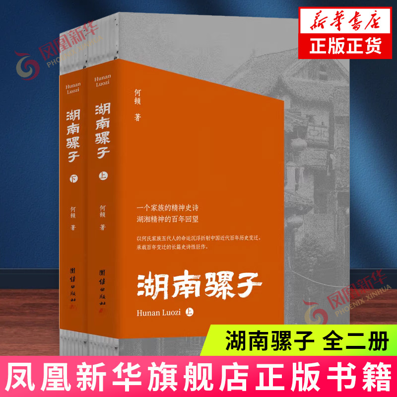 湖南骡子（全二册）何顿著 湖南长沙青山街何姓家族五代人的生活现实和命运 团结出版社 新华正版书籍