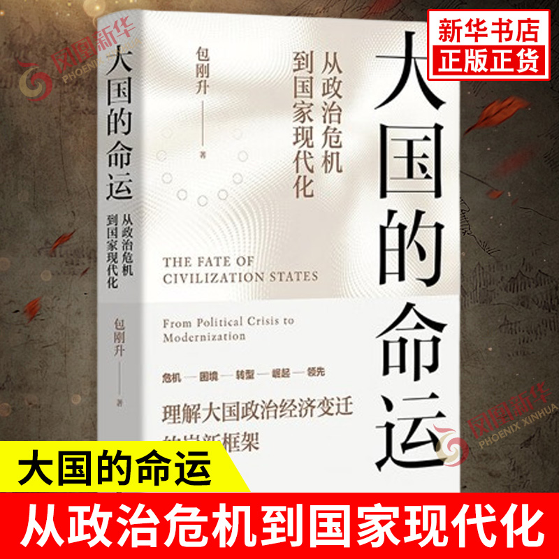 大国的命运 从政治危机到国家现代化 包刚升 著 理解大国政治经济变迁的崭新框架 解构大国命运过去未来的理论工具 新华书店正版书