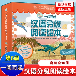 一阅而起汉语分级阅读绘本 第6级 套装全10册3-6岁幼儿趣味学习汉字幼小衔接启蒙益智早教了解汉字知识儿童绘本图画书新华正版