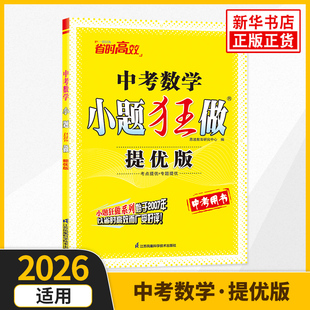2026春 恩波教育中考数学小题狂做提优版 九年级专项代数几何计算典型题复习初三总复习压轴题全解析解题方法与技巧综合题高效训练