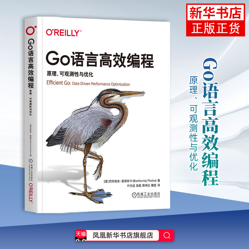 Go语言高效编程 原理、可观测性与优化 [波]巴特洛米 普洛特卡 著 软件效率问题等 机械工业出版社 新华正版书籍