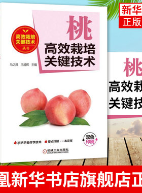 桃高效栽培关键技术 栽培桃 果树种植栽培技术书籍 桃树病虫害防治 桃树长枝整形修剪图解 种桃子的书 桃树管理书手把手教你学技术