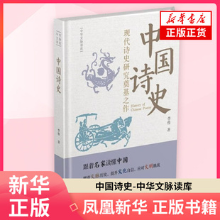 中国诗史-中华文脉读库 李维 著 文学理论文学评论与研究 济南出版社 凤凰新华书店旗舰店