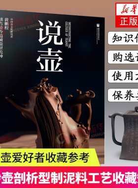 说壶 国家珍宝系列丛书黄鹏程紫砂壶剖析型制泥料工艺收藏知识储备收藏购选误区使用及保养等要点紫砂壶爱好者入门收藏参考用书