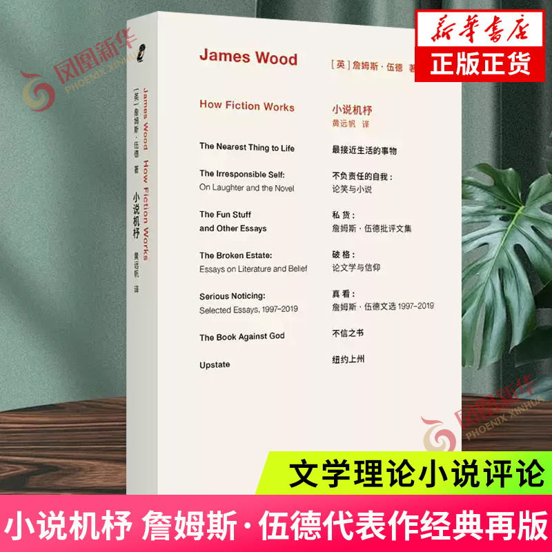 小说机杼 詹姆斯·伍德代表作经典再版 文学阅读入门书 揭秘现代小说运作规律 文学理论小说评论 凤凰新华书店旗舰店正版