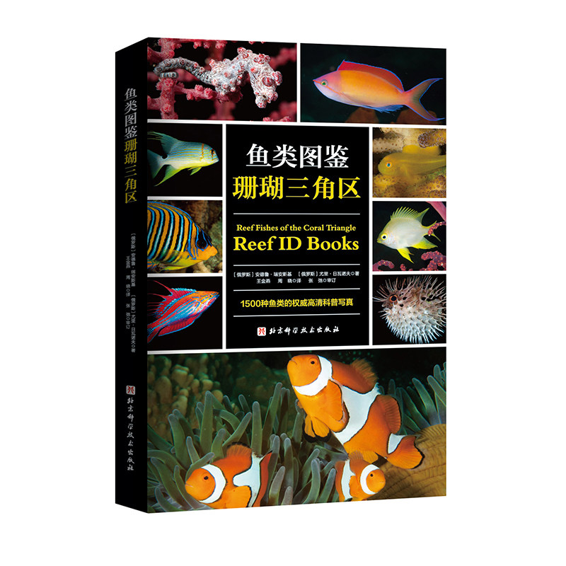 鱼类图鉴-珊瑚三角区 北京科学技术出版社 科普读物 生态环境鱼类科普 新华正版书籍