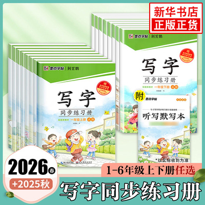 2025墨点字帖同步练习册