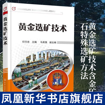 黄金选矿技术 含金矿石特殊选矿方法含金矿石浸出难浸金矿石预处理金矿石氰化工艺金的冶炼和黄金矿山尾矿处理利用教材书籍