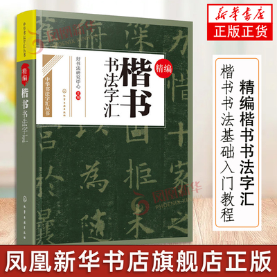 精编楷书书法字汇 楷书书法基础入门教程 楷书书法毛笔字书写规范标准练习字帖大全 书法临摹范本教程 楷书字体 书法篆刻图书籍