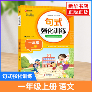 句式强化训练一年级上册 同步教材基础知识专项训练小学语文语句强化练习 小学字词句练习扩句造句修辞标点等