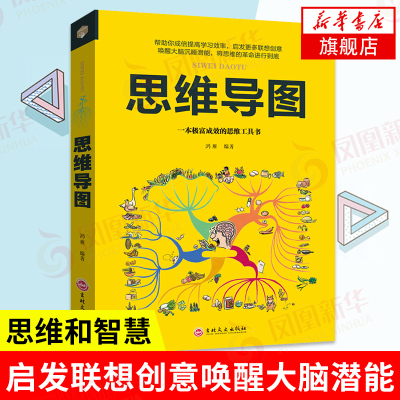 思维导图 一本极富有成效的工具书 帮助提高学习效率 大脑潜能 鸿雁   著  凤凰新华书店旗舰店