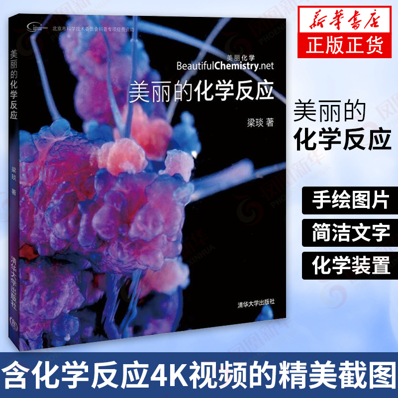美丽的化学反应 梁琰著 含化学反应精美截图 化学装置手绘图片 化学科普知识读物趣味化学家故事主编书籍【凤凰新华书店旗舰店】