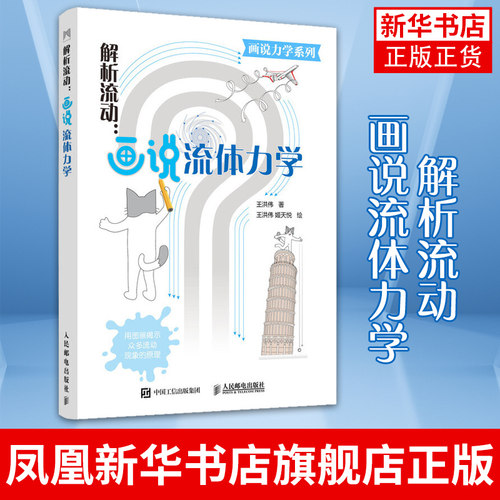 解析流动 画说流体力学 王洪伟 画说力学系列 解释日常流动现象 原理家庭实验 自然科学物理流体力学知识科普书籍【新华书店正版】