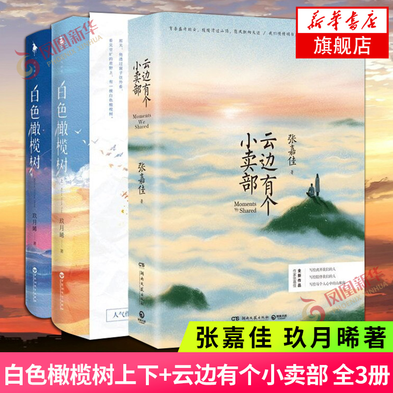 白色橄榄树 上下+云边有个小卖部 共3册套装 张嘉佳玖月晞著 现代都市青春文学校园爱情感励志成长言情轻小说青春小说